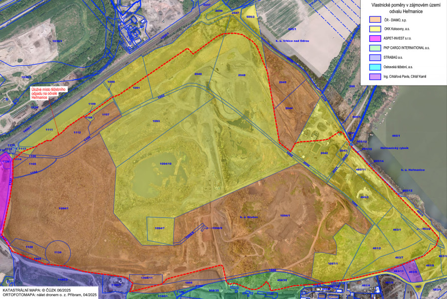Na heřmanické haldě se mění vlastníci, DIAMO vyzývá k jednání